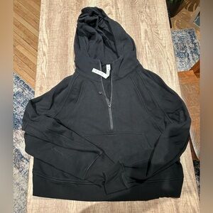 Lululemon Scuba Oversized Half Zip Hoodie Black